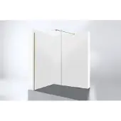 Best design Inloopdouche Dalis Nancy 80x200cm 8mm Nano Glas Mat Goud