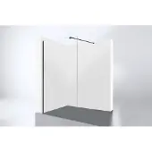 Best design Inloopdouche dalis nero 90x200 cm 8 mm nano glas mat zwart