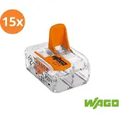 Wago lasklem 2-voudig 221-412 (15 stuks)