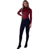 QHP Rijbroek Carrie Full Grip Navy - 42