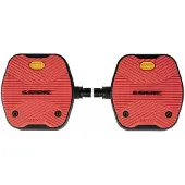 Look Geo City Grip Flat Pedals Red