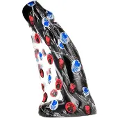 All Black Realistische Dildo - zwart