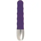Seven Creations -Discretion Vibe Ribbed Purple-Vibrator