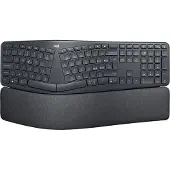 Logitech ERGO K860 - Toetsenbord - draadloos - 2,4 GHz, Bluetooth 5.0 - QWERTY - Italiaans - Grijs (graphite)