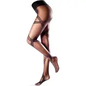 Oroblu graphic flash panty maat M marine 5