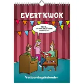 Comello Evert Kwok A4 Verjaardagskalender