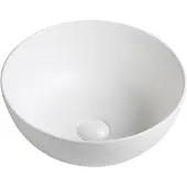 Guido Gusto Waskom Verla 35x35x15cm mat wit inclusief afvoerplug