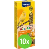Vitakraft 10x Honing/Sesam-Kräcker Kanarie 3in1