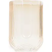 Housevitamin HV Ribbled U-vormige Vaas-Amber-17x8x23cm
