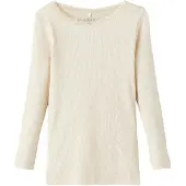 Name it Shirt 'Kab' beige / zwart / wit