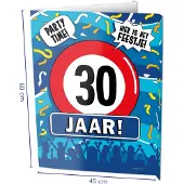 Paper Dreams Window Signs - 30 Jaar Multi multi Karton