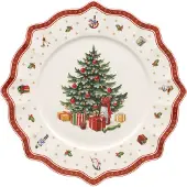 Villeroy & Boch Toy's Delight Bord Rood 34.5 Cm - Kerstborden Porselein White - 14-8585-2680