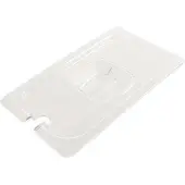 HorecaTraders GN deksels van plastic met lepeluitsparing 1/1