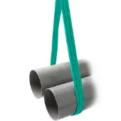 Delta Rondstrop | volgens EN 1492-2 | groen | 2 ton | 55 mm | 8 m - CO.RS.020008 CO.RS.020008