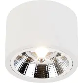 QAZQA Moderne opbouwspot wit GU10 111mm - Expert