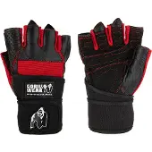 Gorilla wear Basic Wrist Wraps - Zwart/Grijs