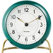 Arne Jacobsen – Station Tafelklok – Ø11 cm – Groen & Wit