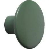 Muuto Dots Wood Coat Hooks Dusty Green | Ø 9 cm