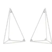 Maze Pythagoras steunen 2-pack wit