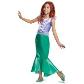 Disney Princess Ariel Classic Girl Costume Groen 5-6 Years Kinderen