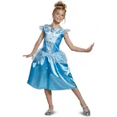 Liragram DISNEY Prinses - CINDERELLA, Cinderella Classic , Maat M (7-8 jaar), Meisjes