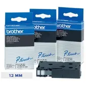 Brother TC-203 Tape Blauw op wit (12 mm)