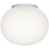 Flos - Glo-Ball Mini C/W Wand-/Plafondlamp (Spiegel Montering) White