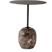 &tradition Lato LN8 Bijzettafel Warm Black & Emparador Marble