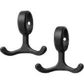 Essem Design Nostalgi haak 2-pack zwart