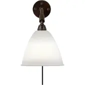 Gubi Bestlite BL7 wandlamp beenderporselein-zwart