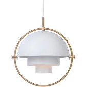 Gubi Multi-Lite plafondlamp messing-wit