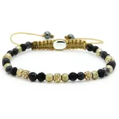 Karma Armband Spiral Tuscan Sun Gold Crystal