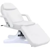vidaXL Massagetafel 180x62x(86,5-118) cm wit