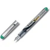 Pilot vulpen V-Pen Silver groen 12 stuks