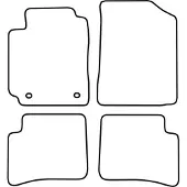 TCP Automatten | Mattenset Toyota Yaris - 5 deurs - 2001 - 2006