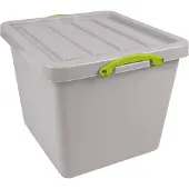Really Useful Box Recycled opbergdoos 60 l, nestbaar, grijs 3 stuks
