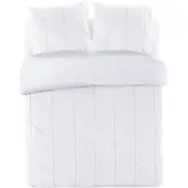 Papillon Dekbedovertrek Canberra Wit Percal-140 x 200 / 220 cm | 1-Persoons