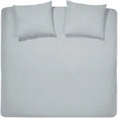 Cinderella Dekbedovertrek Lyn Light Grey Katoen-240 x 200 / 220 cm | Lits-Jumeaux