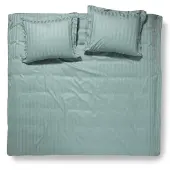 Damai - Linea - Dekbedovertrek - 200x200/220 cm - Tweepersoons - Groen + 2 kussenslopen 60x70