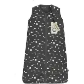 Briljant Baby Winterslaapzak Katoen Art - dark grey 90cm