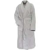 Linnick Pure Badjas Velours - light grey - L