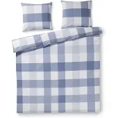 Papillon Dekbedovertrek Papillon Perth Blauw Percal