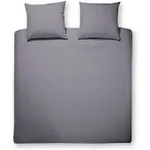 Papillon Dekbedovertrek Mendoza Antraciet-140x200/220