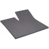 Cinderella Splittopper Single Split Hoeslaken Katoen Satijn - anthracite 180x200cm