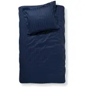 Damai Dekbedovertrek Linea Indigo Satijn-140 x 200 / 220 cm | 1-Persoons