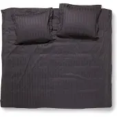 Damai Dekbedovertrek Linea Graphite Satijn-260 x 200 / 220 cm | Extra Breed