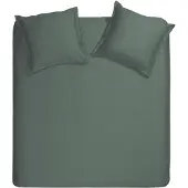 Cinderella Dekbedovertrek Uni Green Satijn-200 x 200 / 220 cm | 2-Persoons