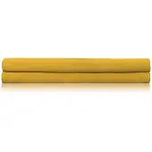 Zohome Zo home Satinado Laken Katoen Satijn - ochre gold 160x290cm