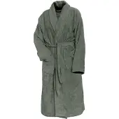 Linnick Pure Badjas Velours - olive green - S