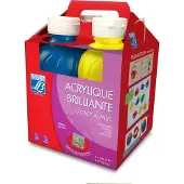 Lefranc & Bourgeois Lefranc&Borgeois Acrylque Brillante 4-delige Verf Set